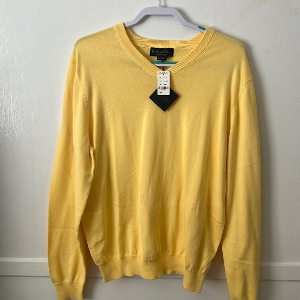 Cheerful Brooks Brothers Luxury Cotton Pullover